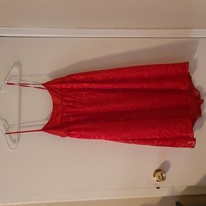 Red Geo Dress